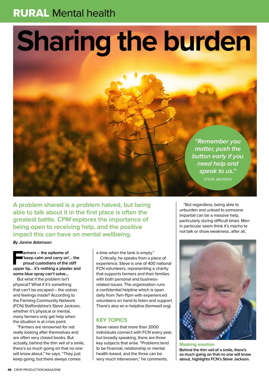 Crop Production Magazine Preview Pages
