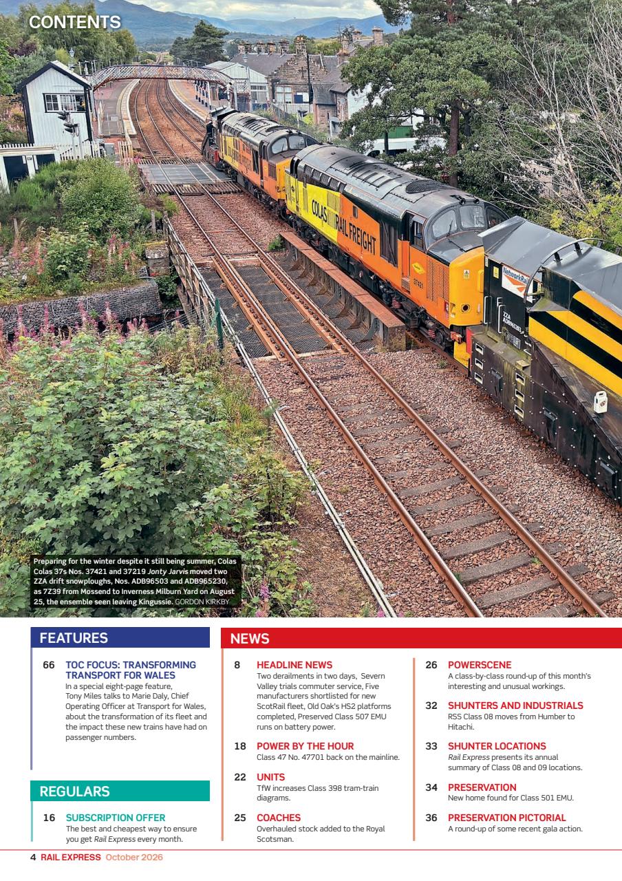 Rail Express Preview Pages
