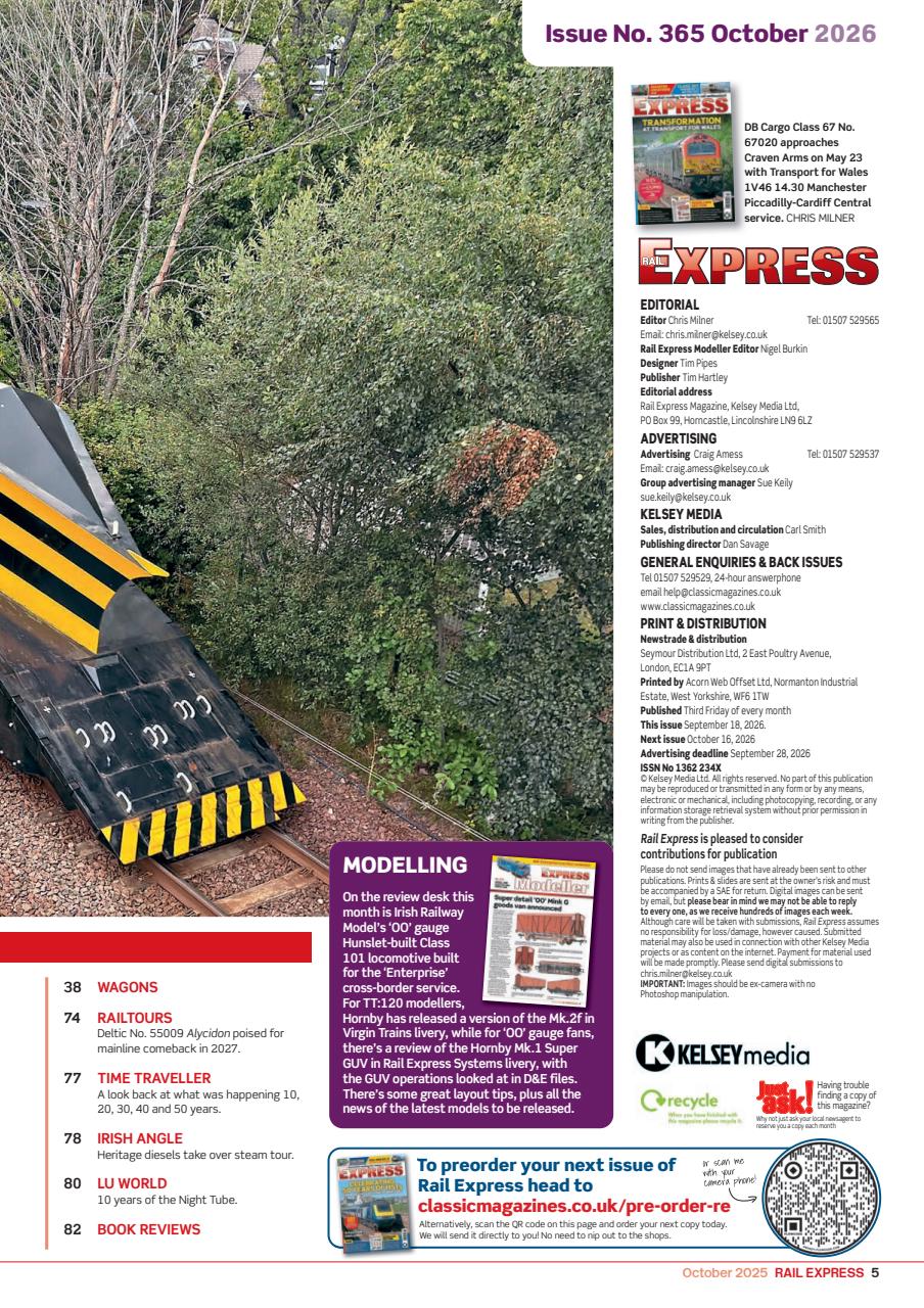 Rail Express Preview Pages