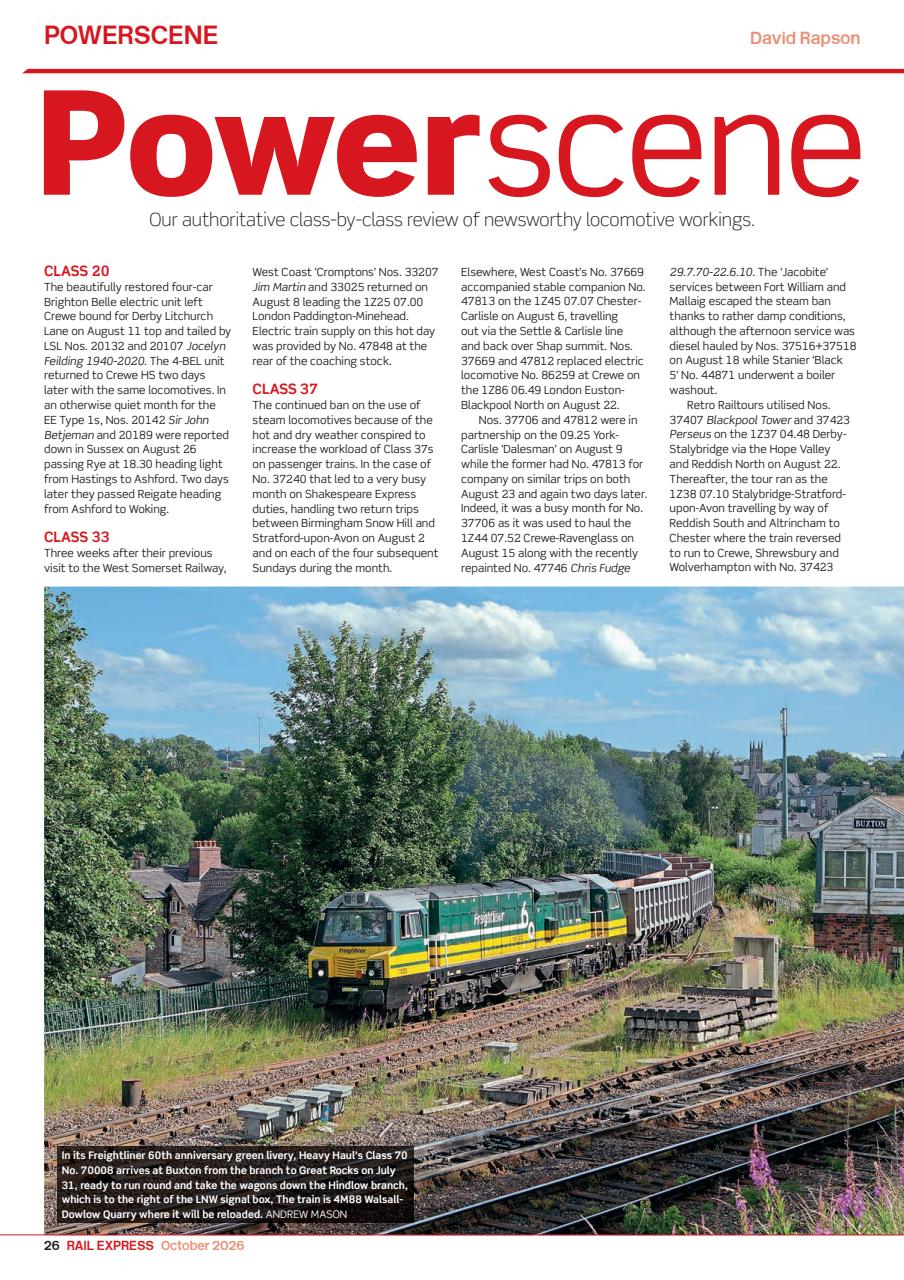 Rail Express Preview Pages