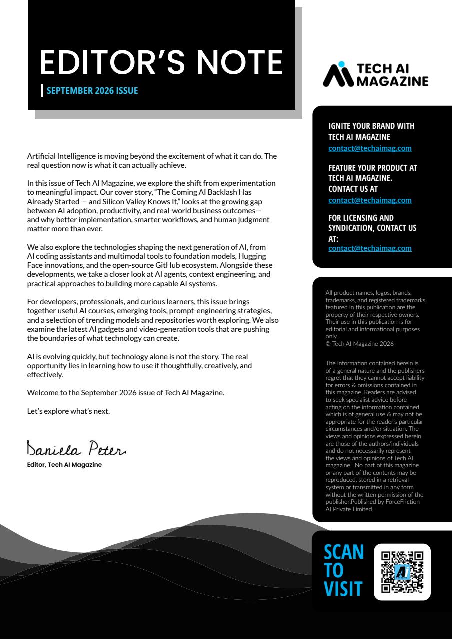 Tech AI Magazine Preview Pages