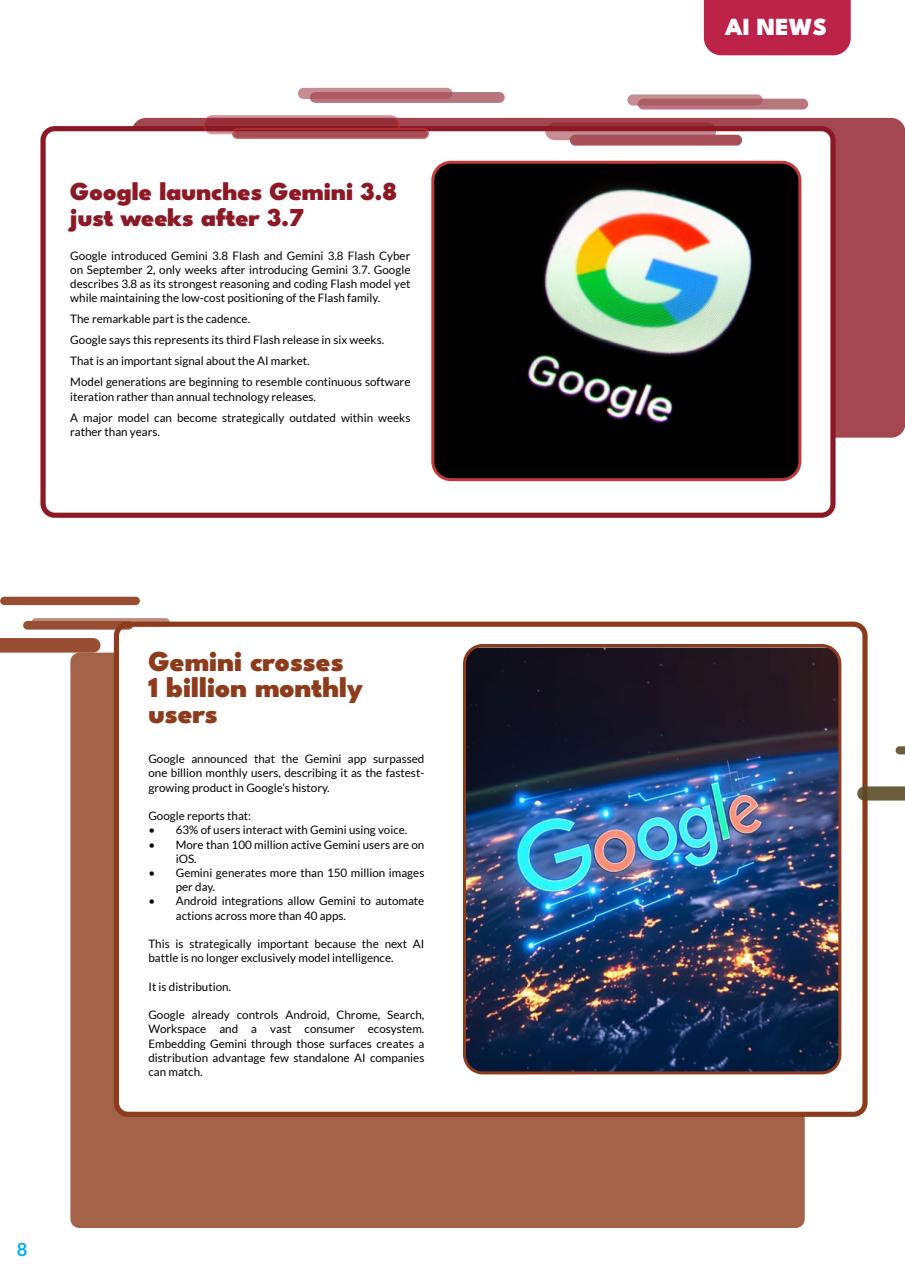 Tech AI Magazine Preview Pages