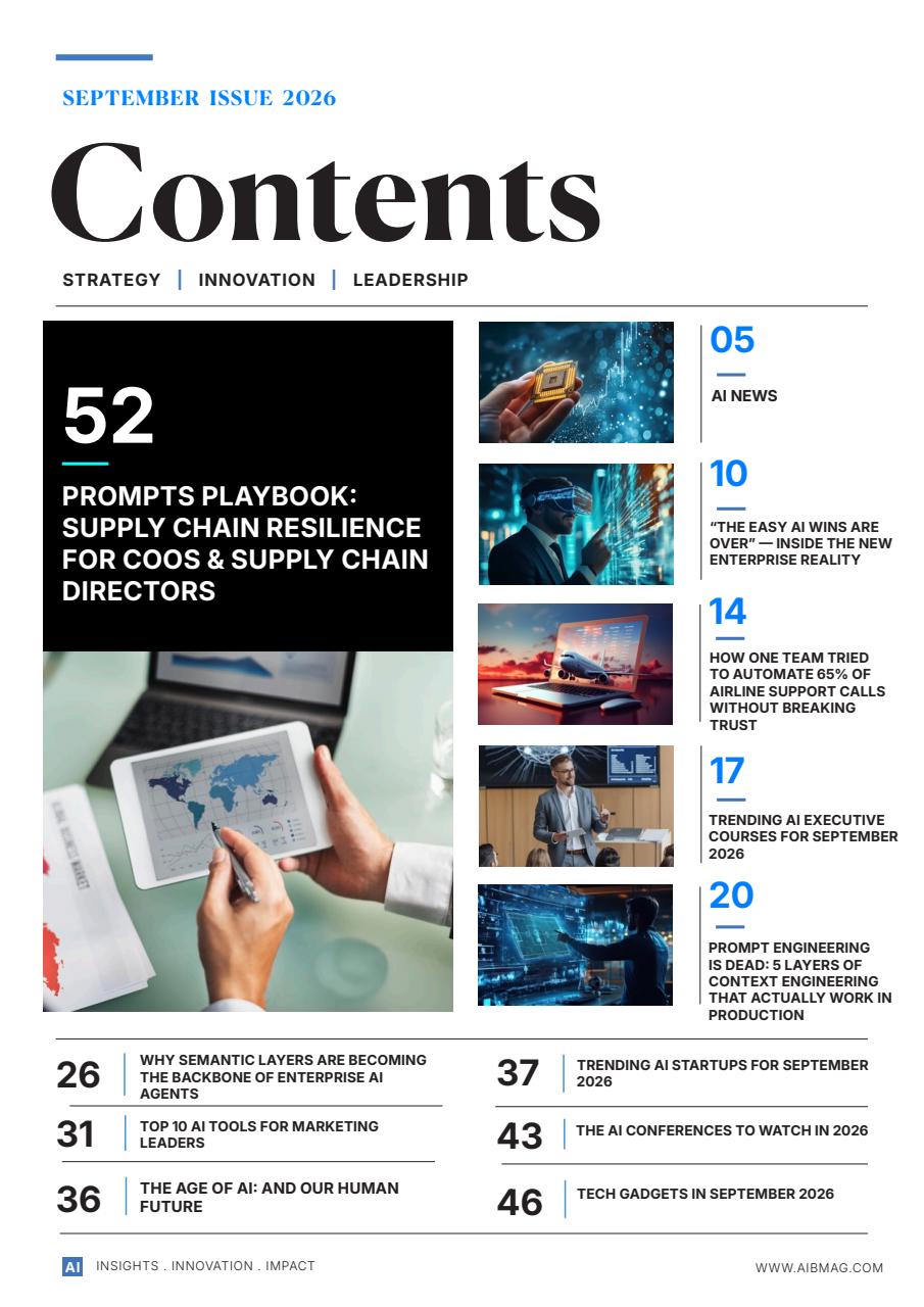 AI Business Magazine Preview Pages