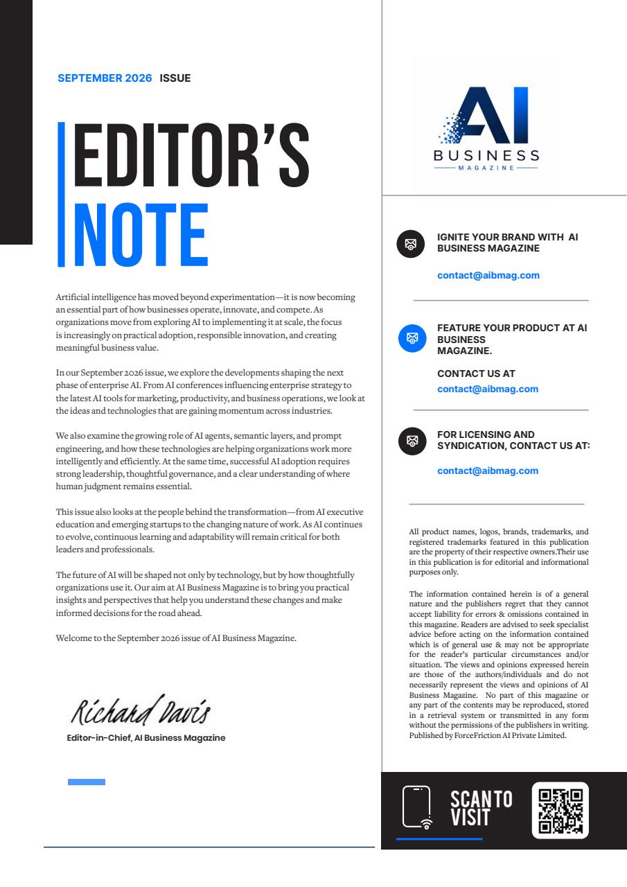 AI Business Magazine Preview Pages