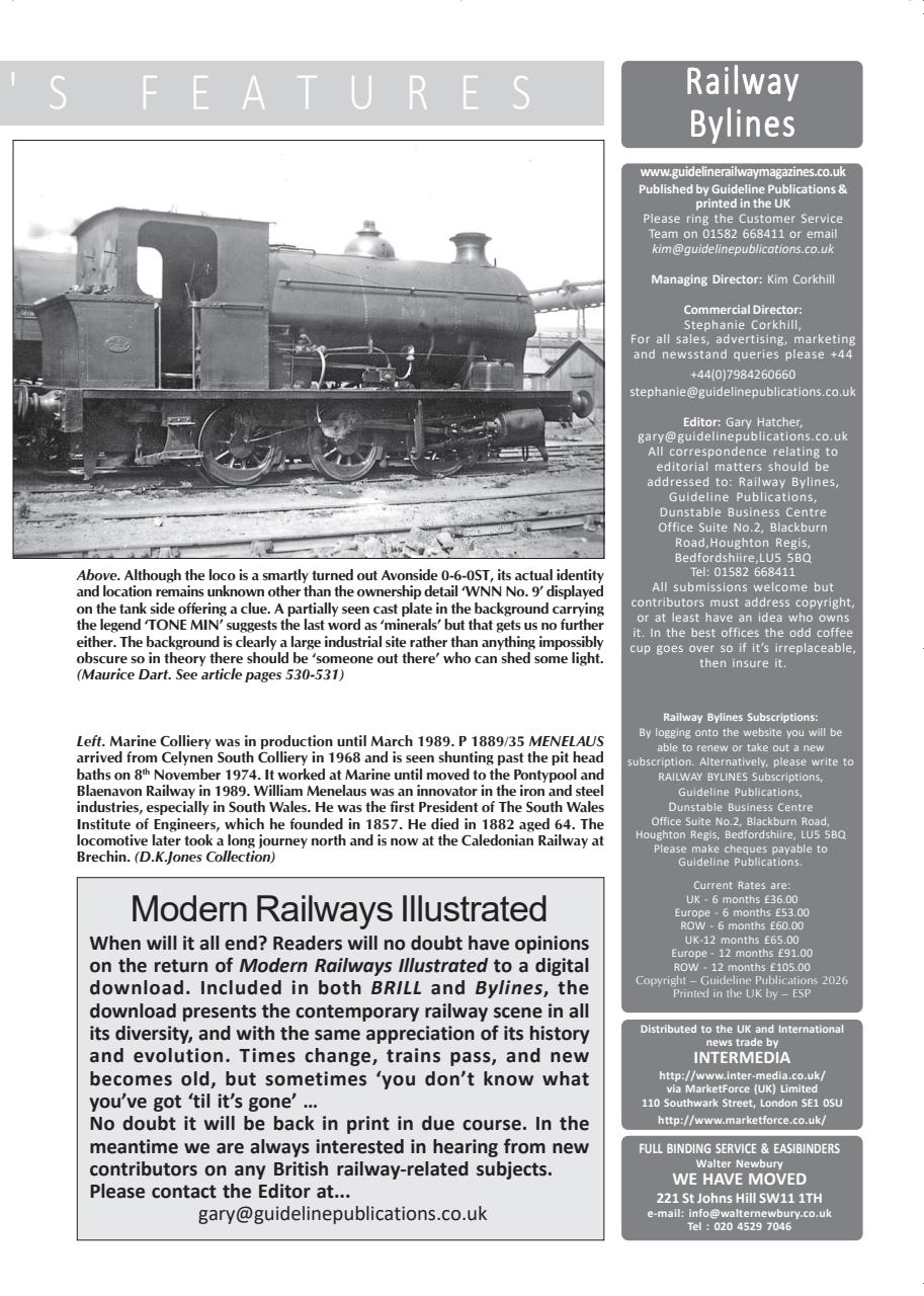 Railway Bylines Preview Pages