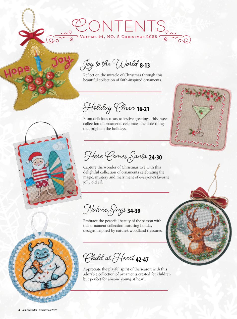 Just CrossStitch Preview Pages