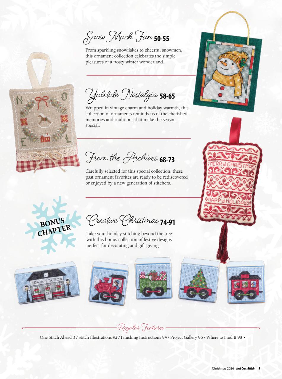 Just CrossStitch Preview Pages