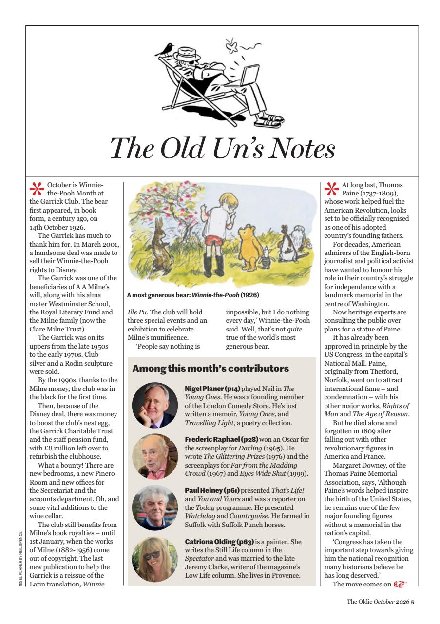 The Oldie Preview Pages