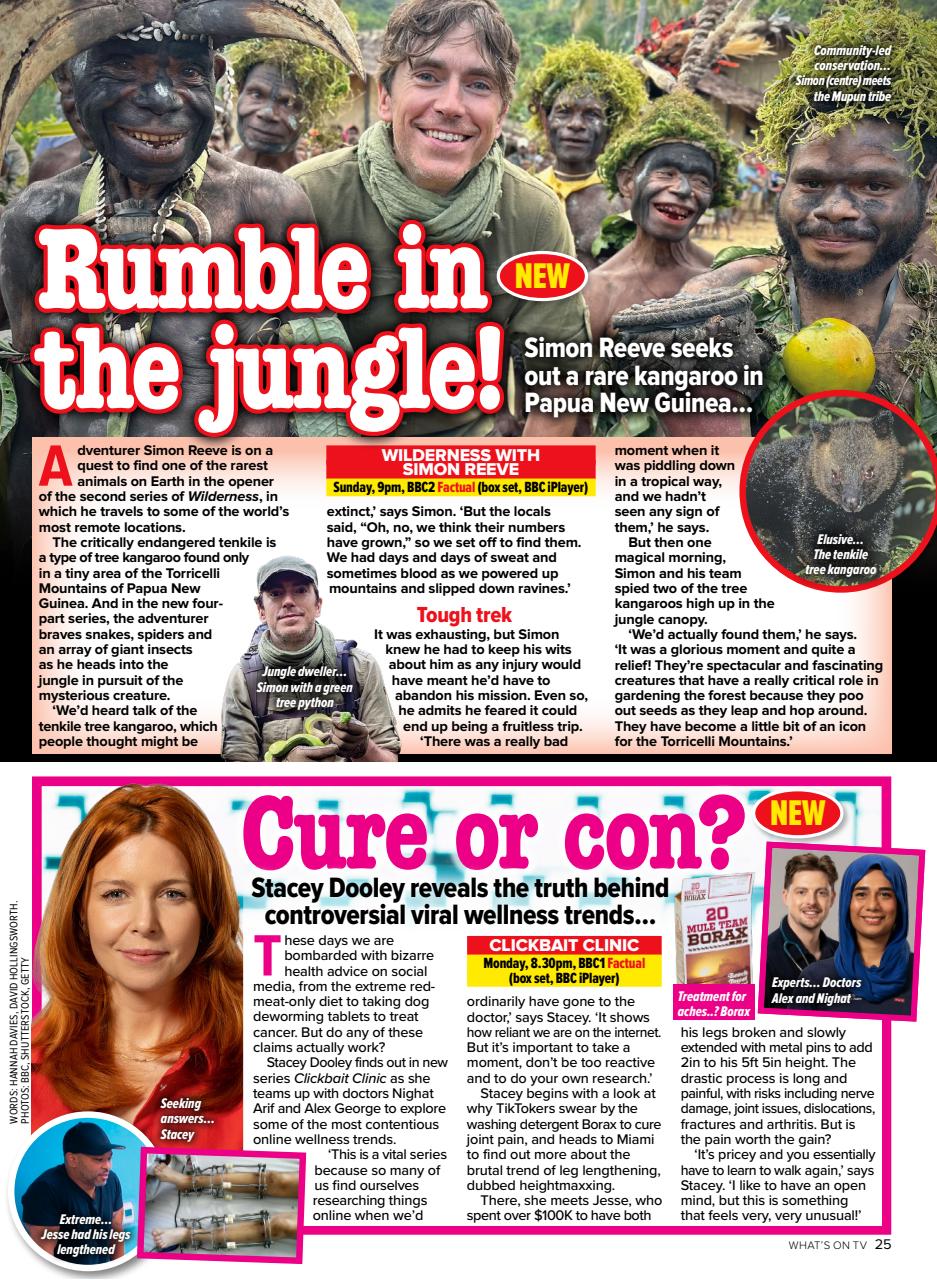 What's on TV Preview Pages