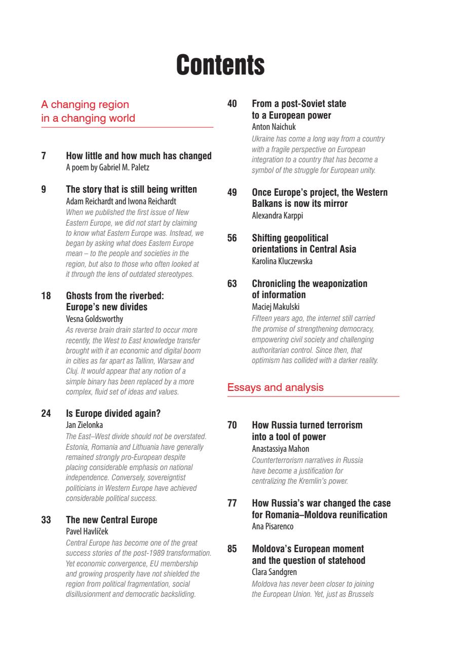 New Eastern Europe Preview Pages