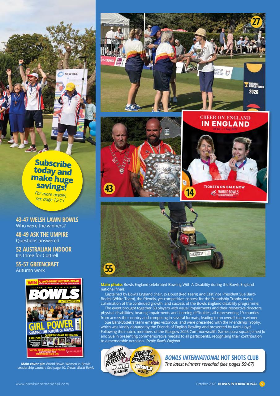 Bowls International Preview Pages