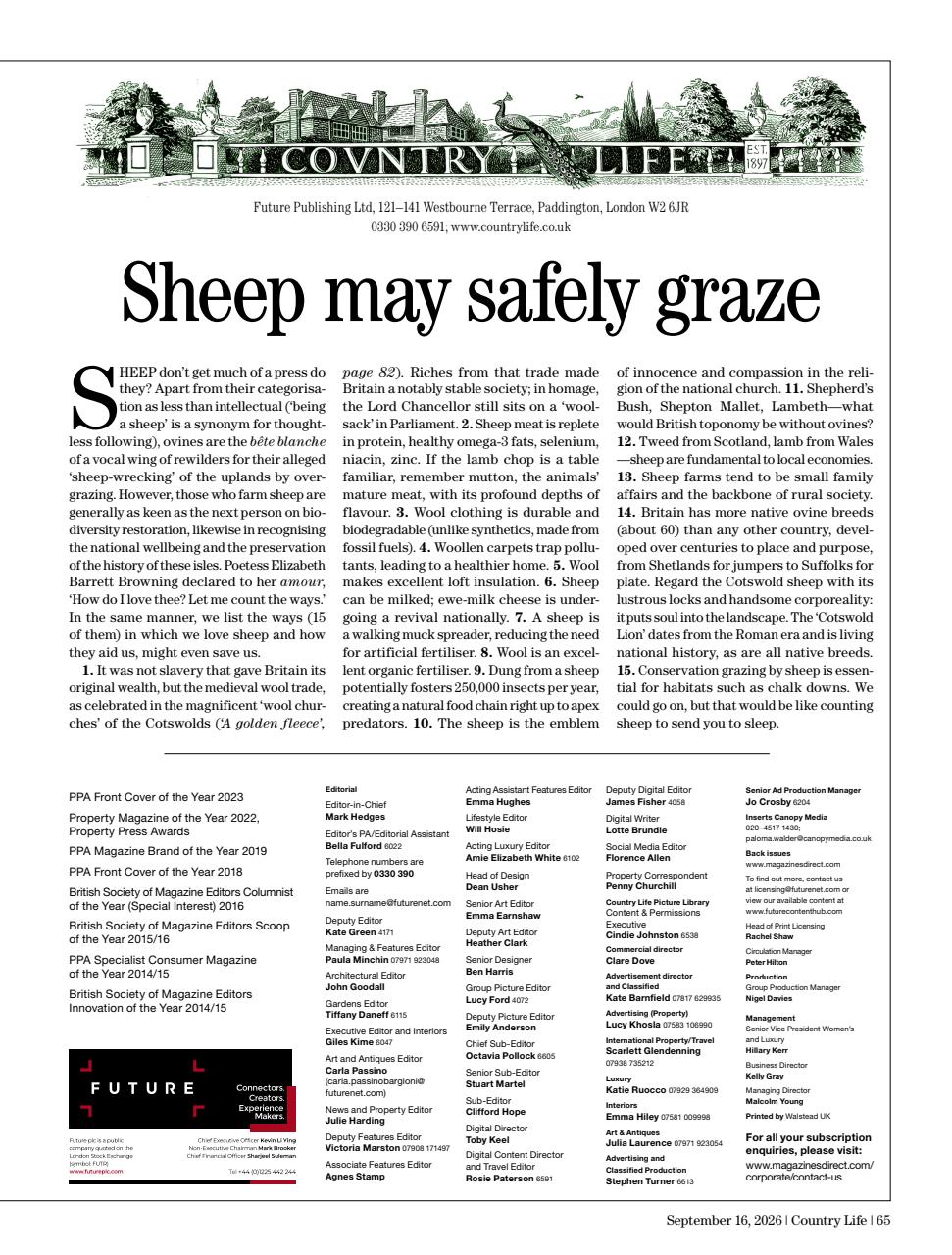 Country Life Preview Pages