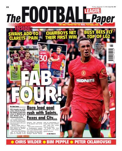 The Football League Paper issue 13th September 2026