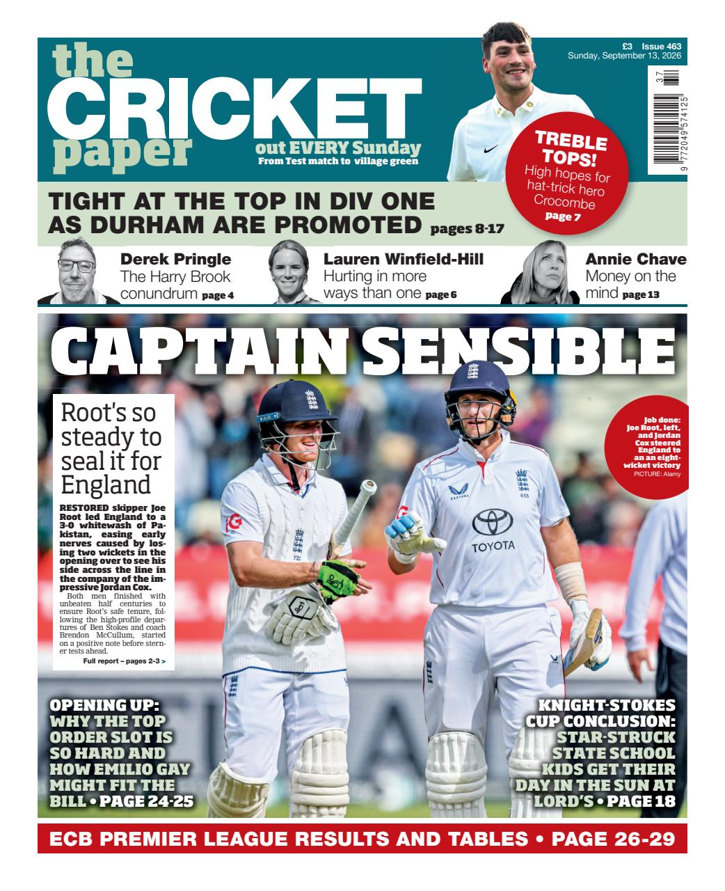 The Cricket Paper Preview Pages