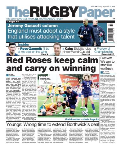 The Rugby Paper issue 13-Sep-2026