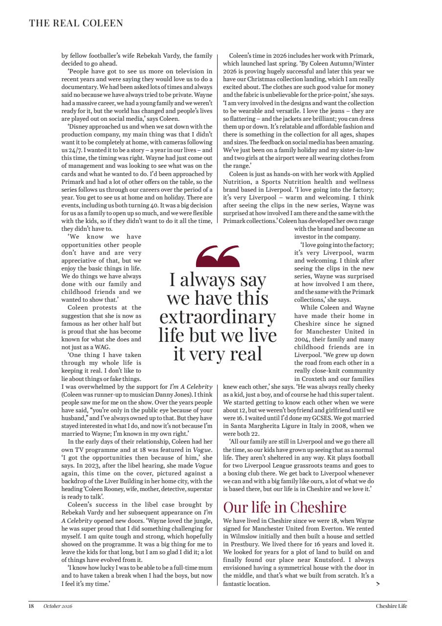 Cheshire Life Preview Pages