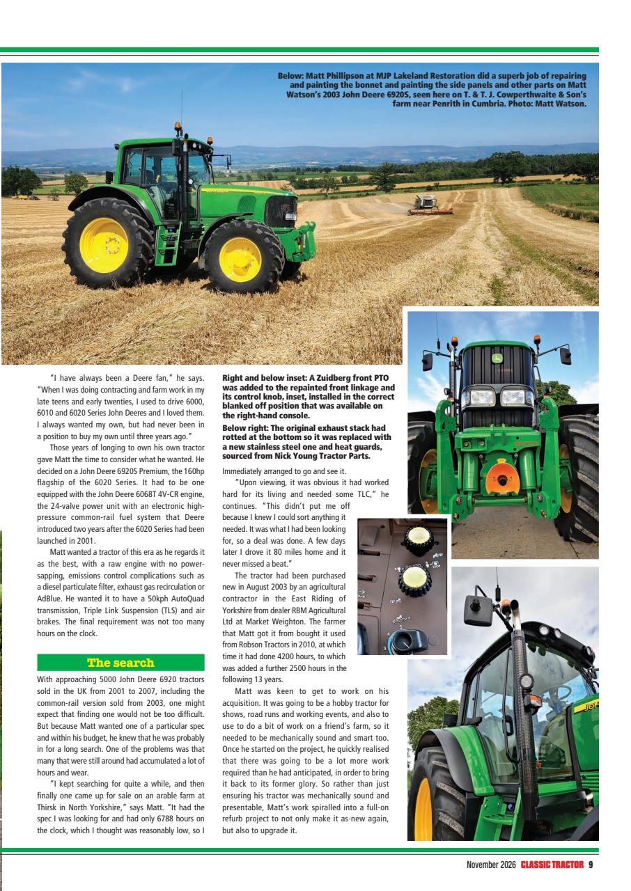 Classic Tractor Preview Pages