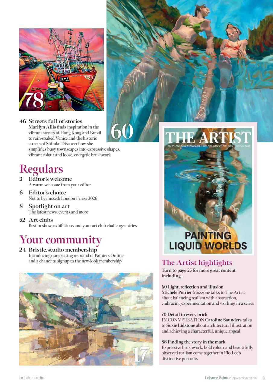 Leisure Painter & The Artist Preview Pages