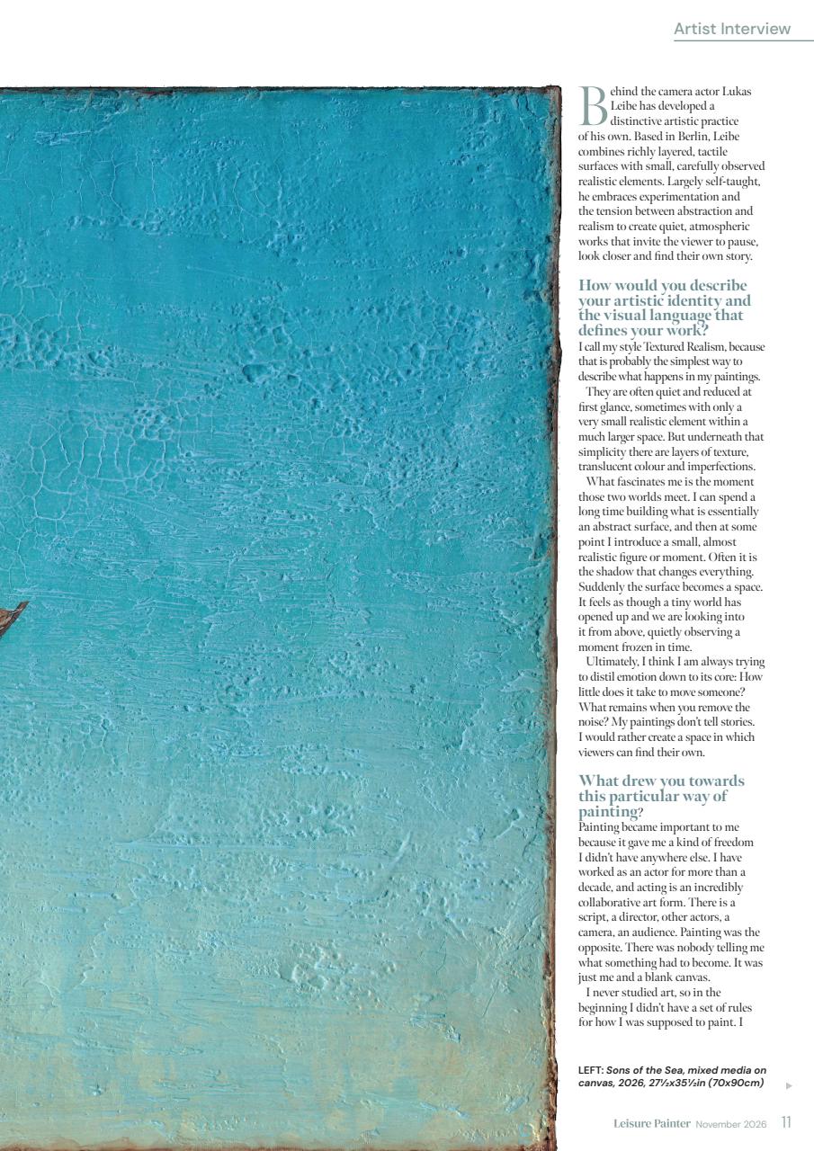Leisure Painter & The Artist Preview Pages