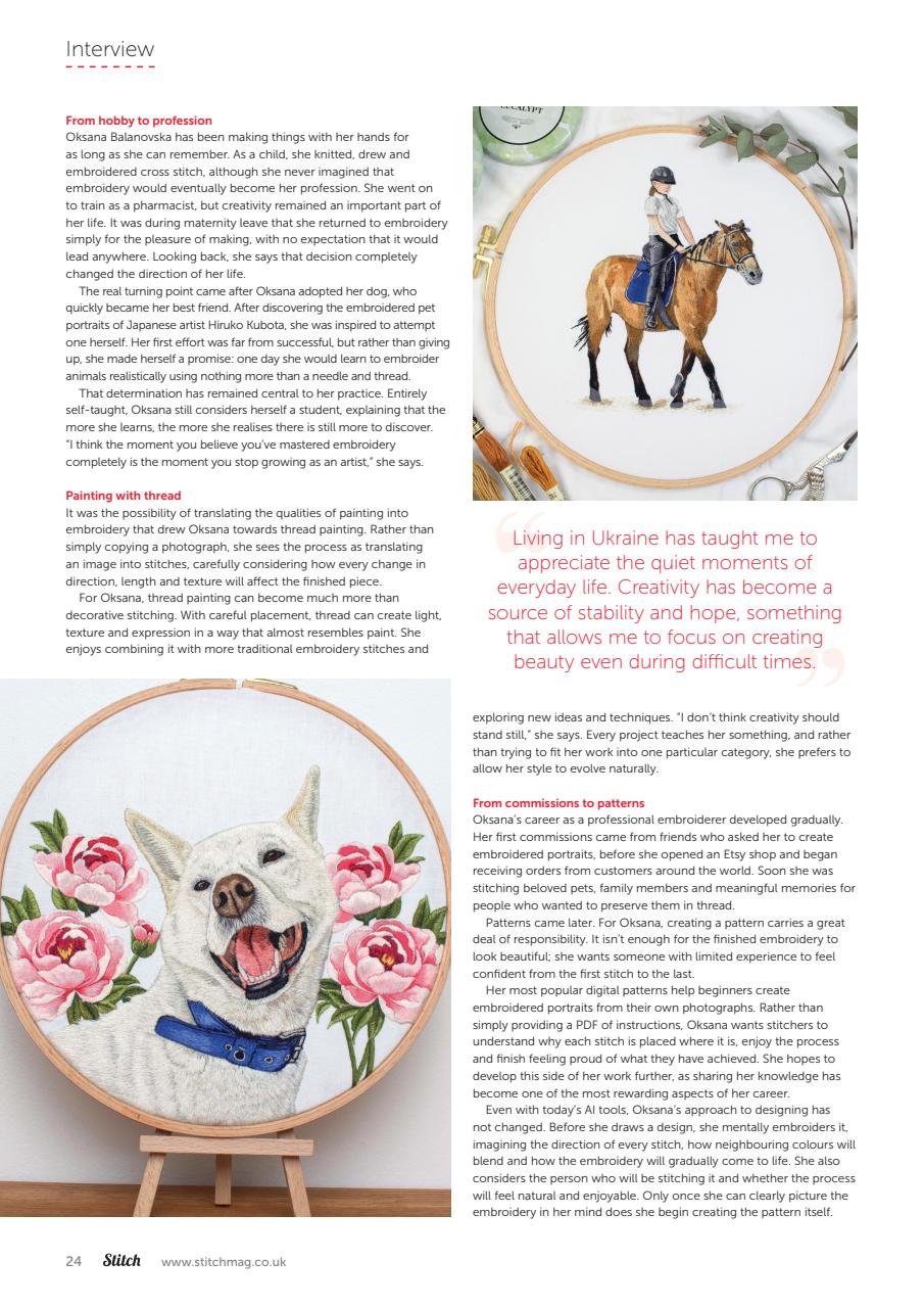 Stitch magazine Preview Pages
