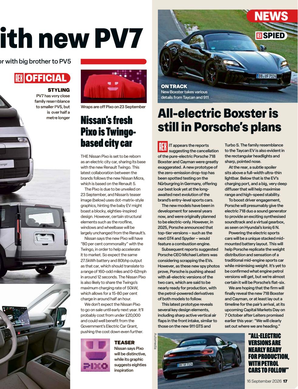 Auto Express Preview Pages