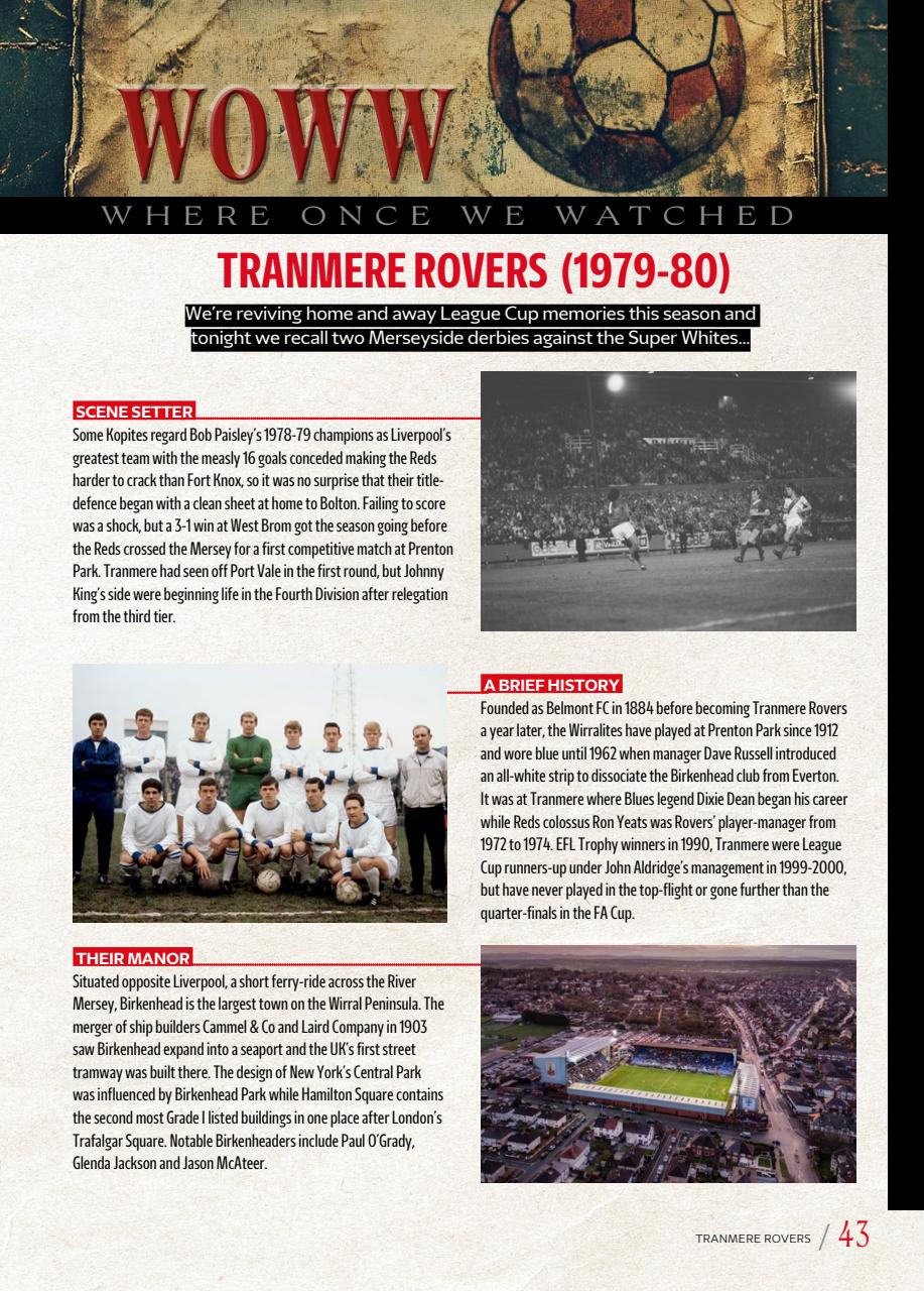 Liverpool FC Programmes Preview Pages