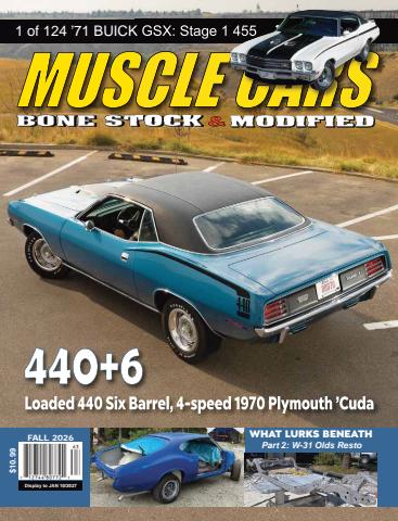 Muscle Cars issue FALL 2026