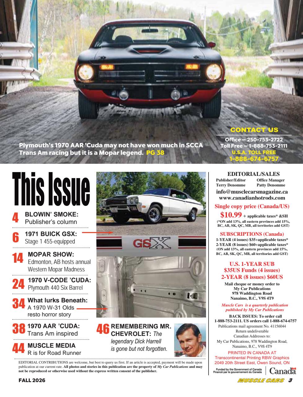 Muscle Cars Preview Pages