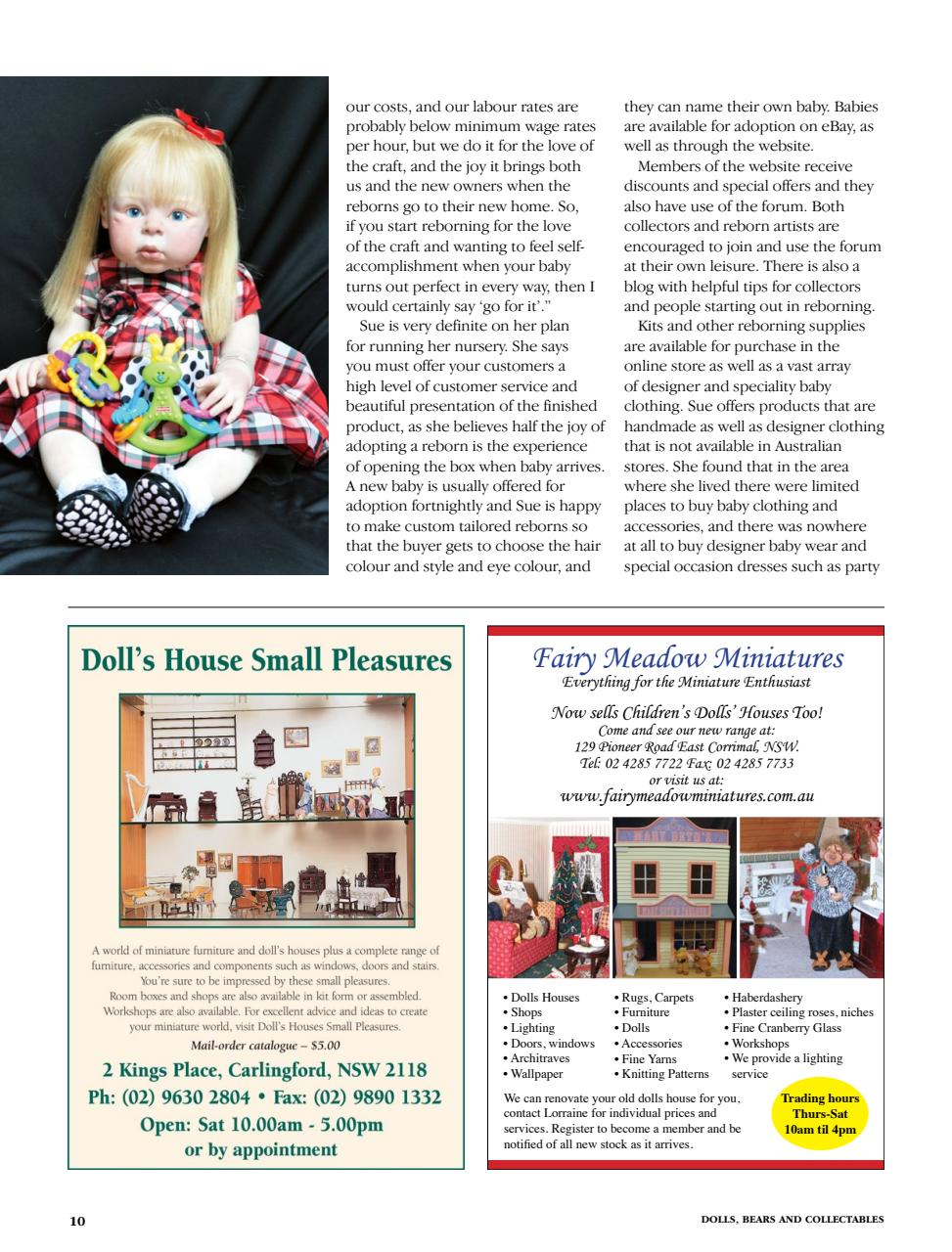 Dolls Bears & Collectables Preview Pages