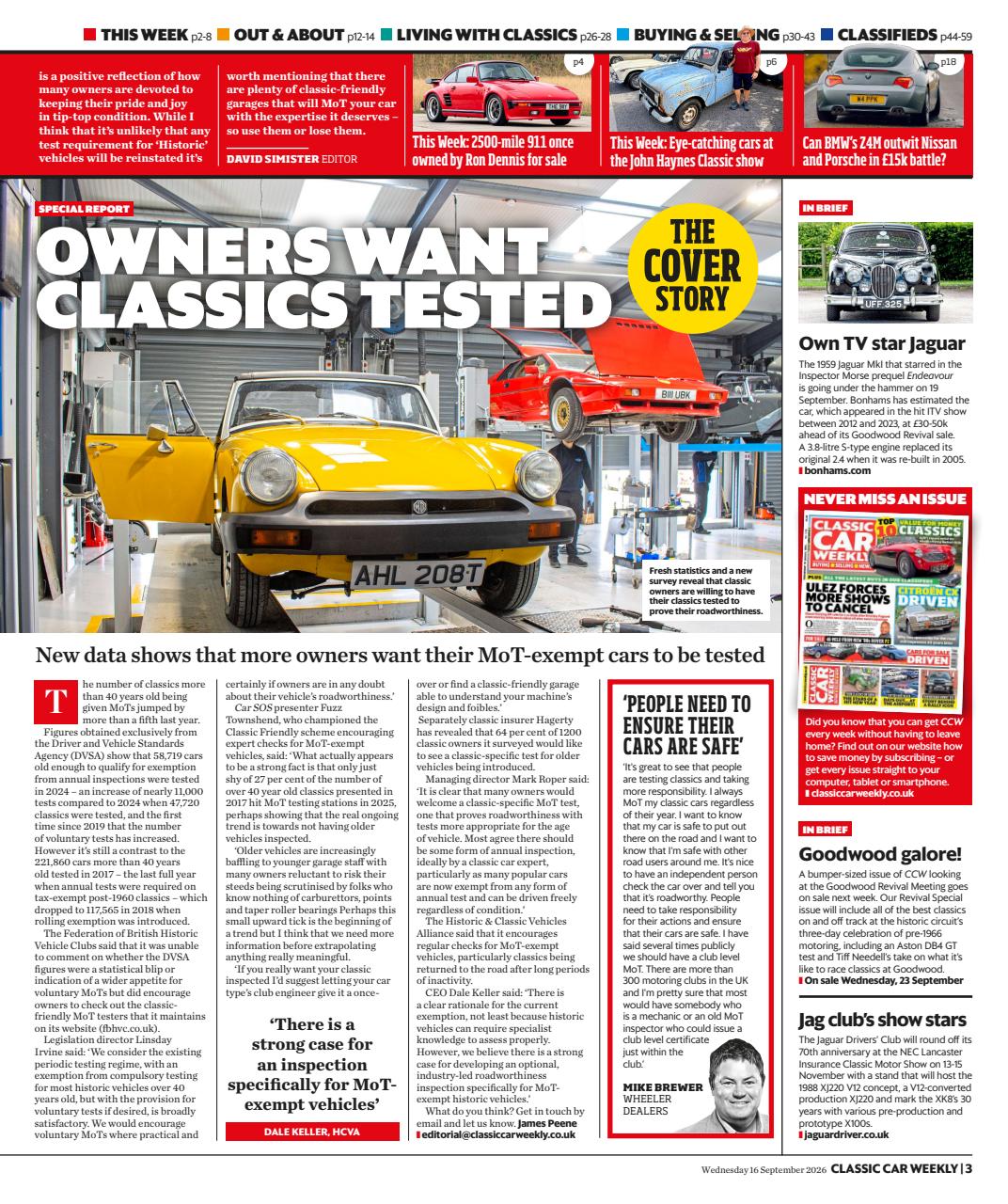 Classic Car Weekly Preview Pages