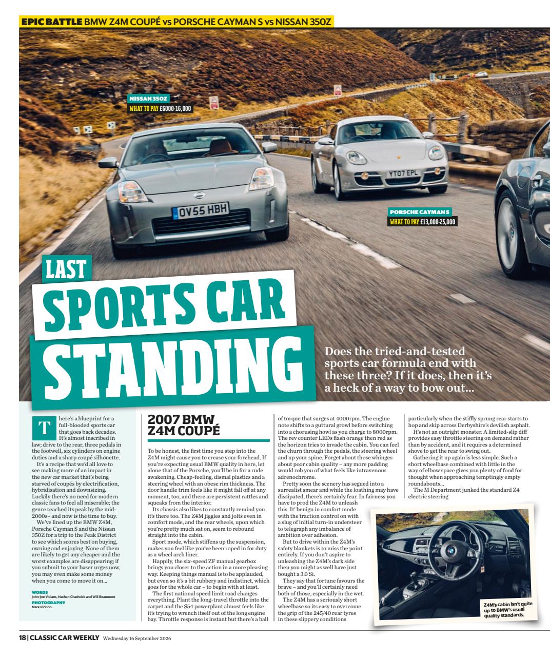 Classic Car Weekly Preview Pages