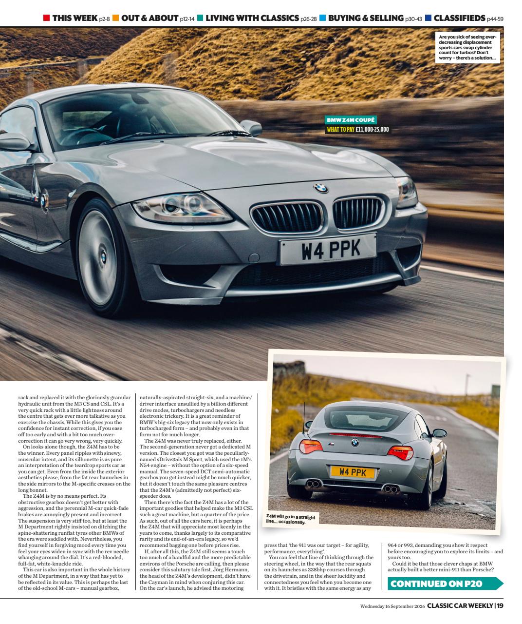 Classic Car Weekly Preview Pages