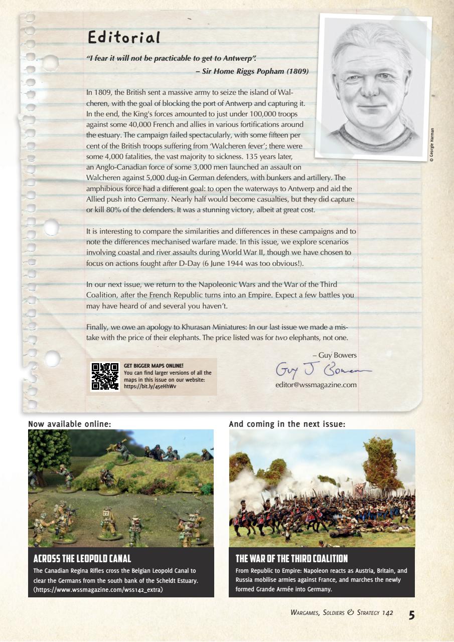 Wargames, Soldiers & Strategy Preview Pages