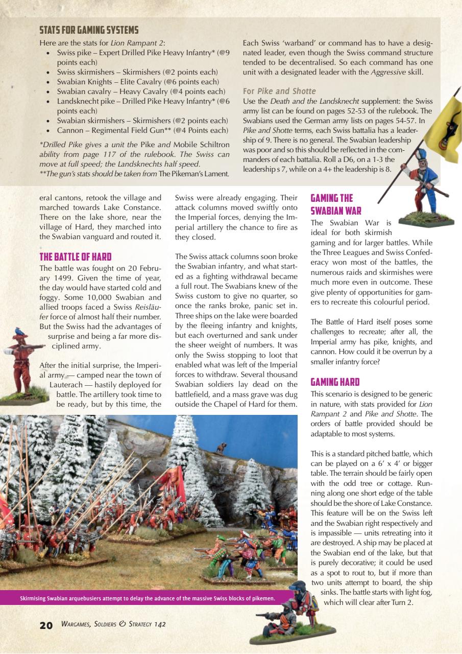 Wargames, Soldiers & Strategy Preview Pages