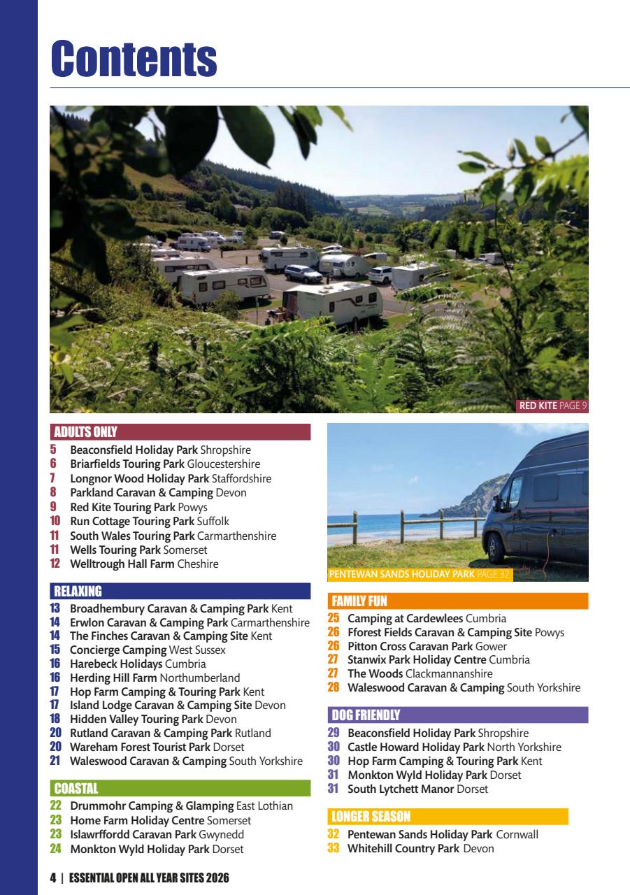 Camping Preview Pages