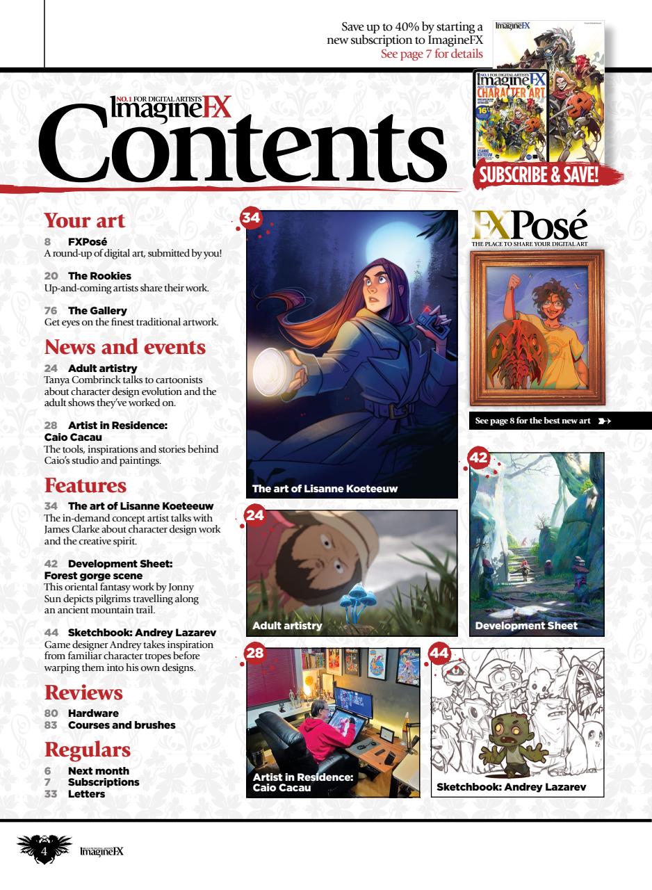 ImagineFX Preview Pages