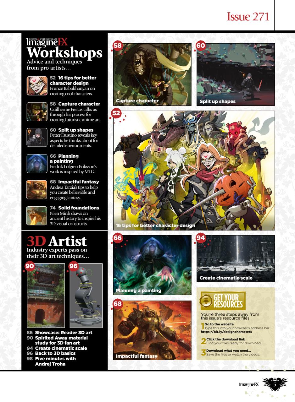 ImagineFX Preview Pages