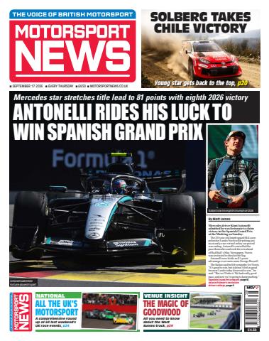 Motorsport News issue 17th September 2026
