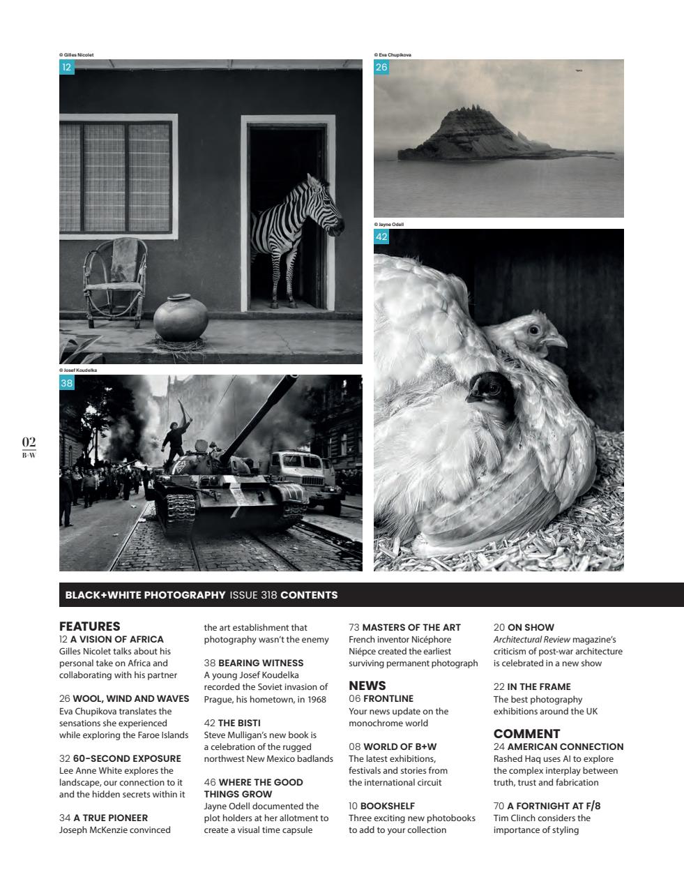 Black+White Photography Preview Pages