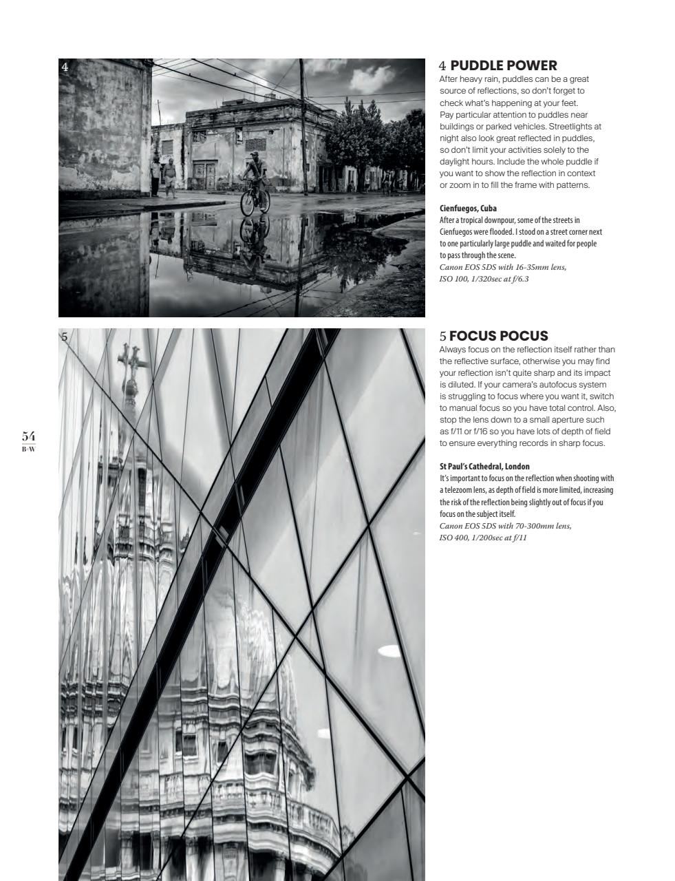 Black+White Photography Preview Pages