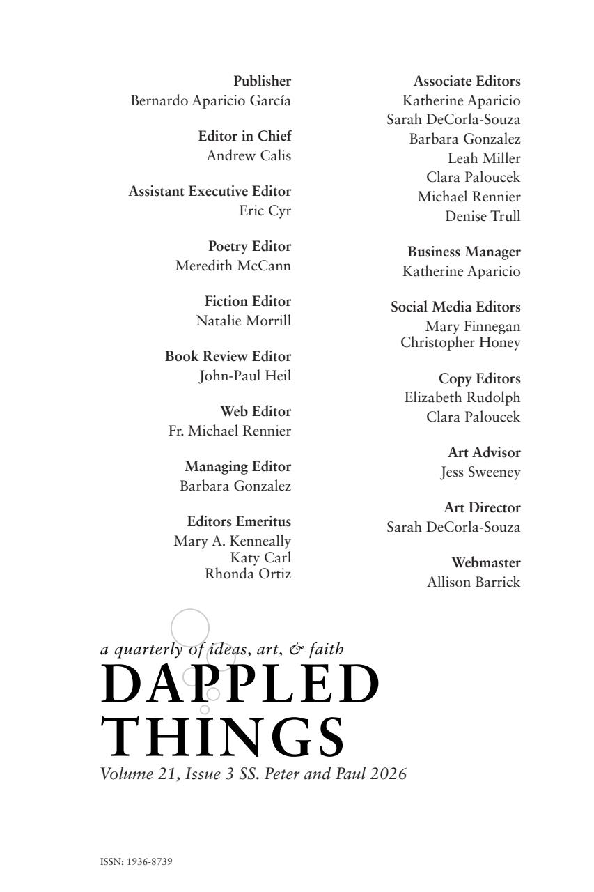 Dappled Things Preview Pages