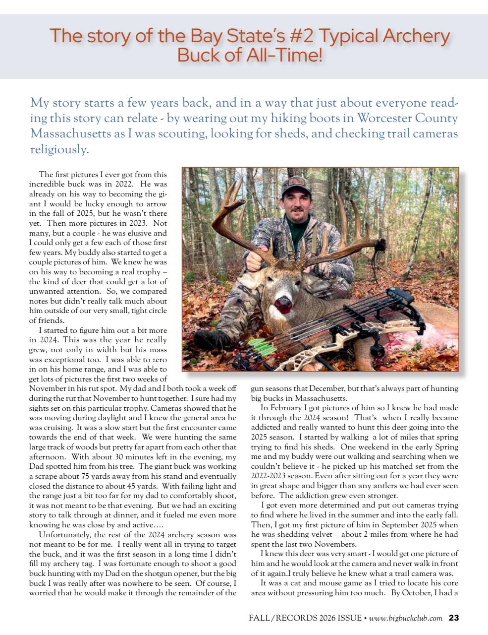 Northeast Big Bucks Preview Pages