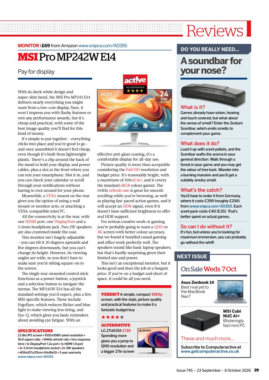 Computer Active Preview Pages