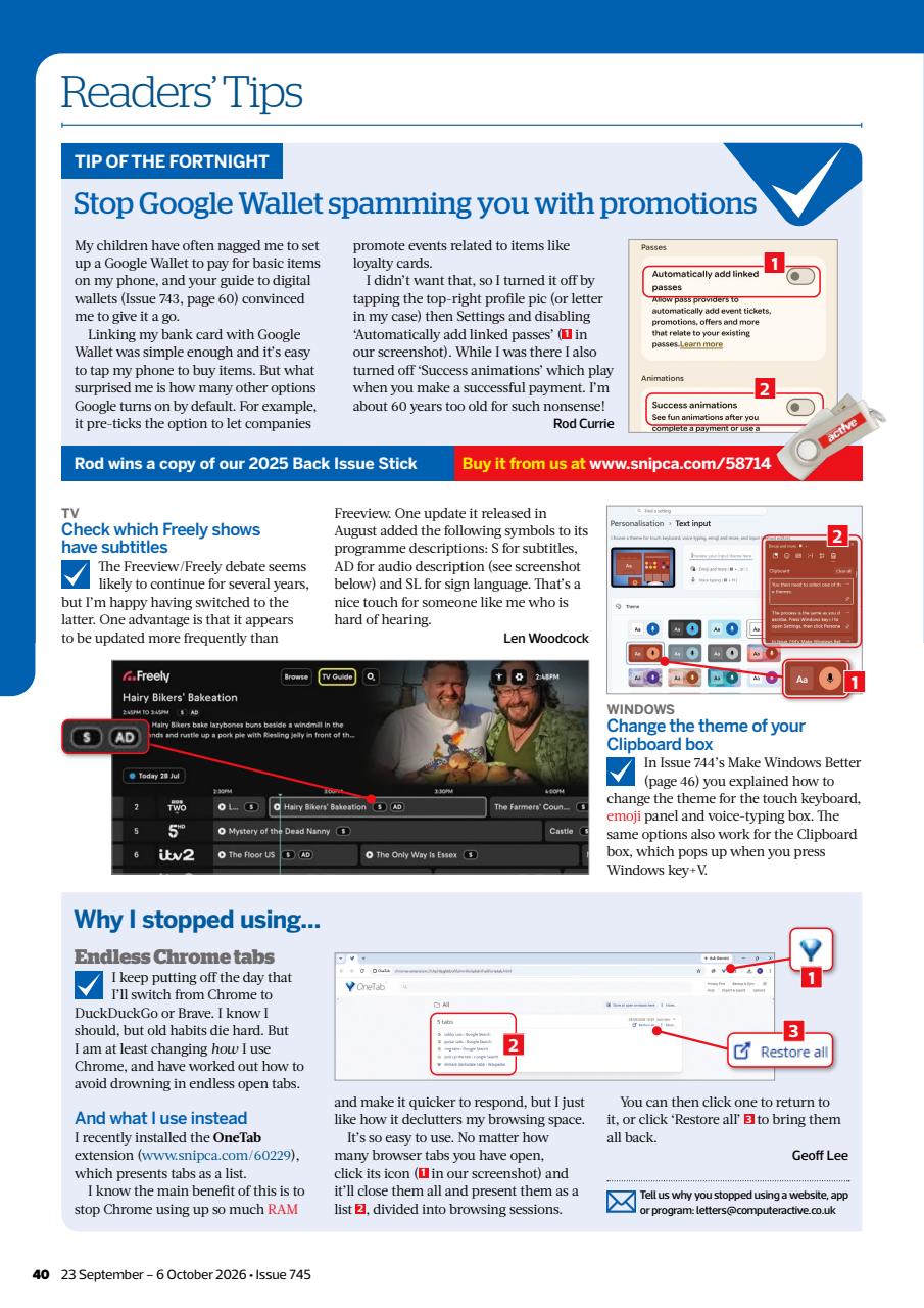 Computer Active Preview Pages