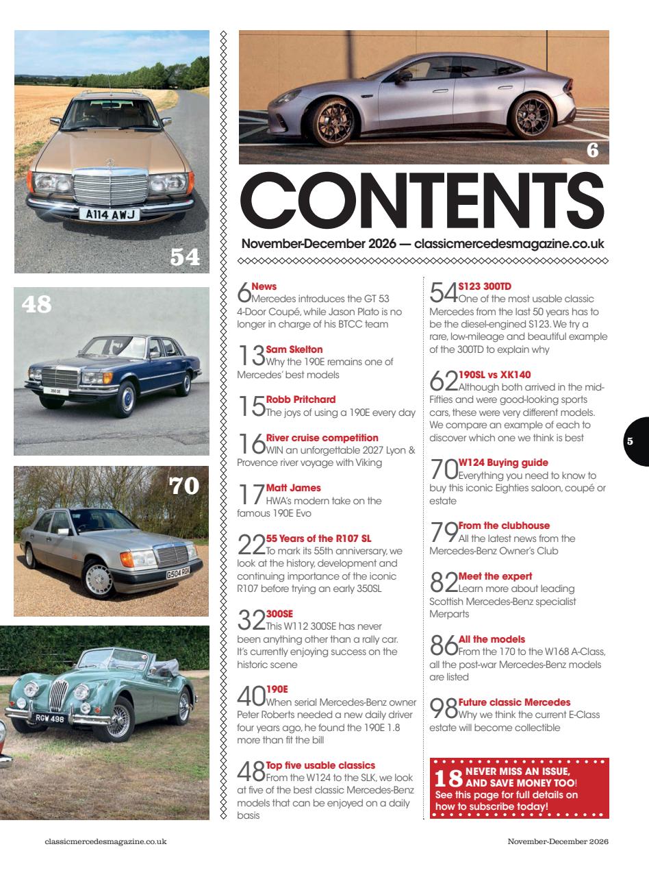 Classic Mercedes Preview Pages