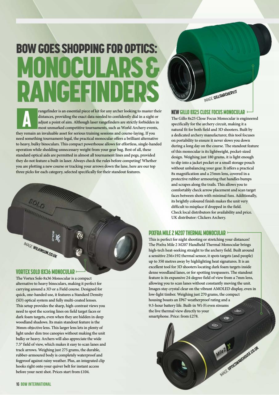 Bow International Preview Pages