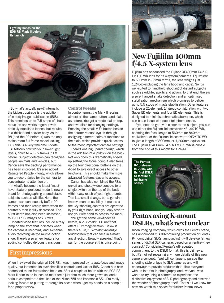 Amateur Photographer Preview Pages