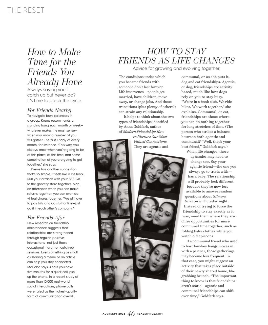 Real Simple Preview Pages
