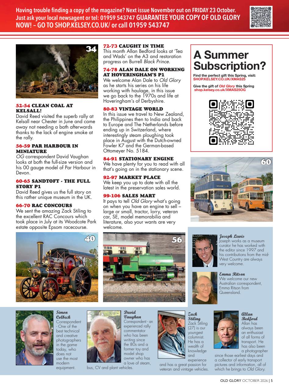 Old Glory Magazine Preview Pages