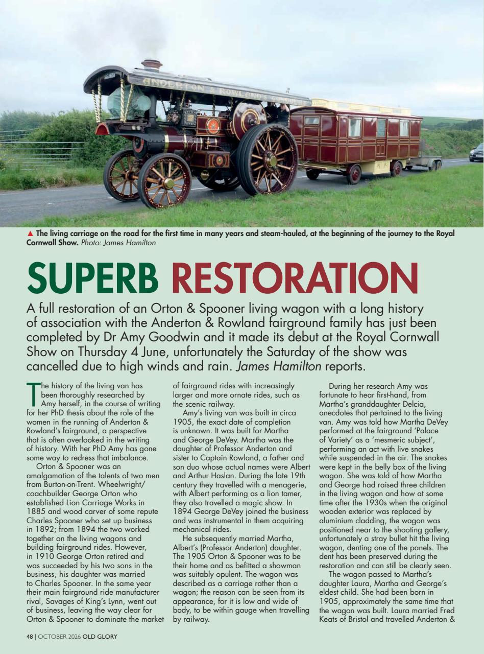 Old Glory Magazine Preview Pages